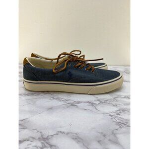 polo ralph lauren Men's Keaton Canvas Casual Sneakers SZ 9.5